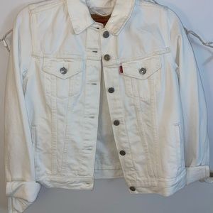 Levi’s White Denim Jacket